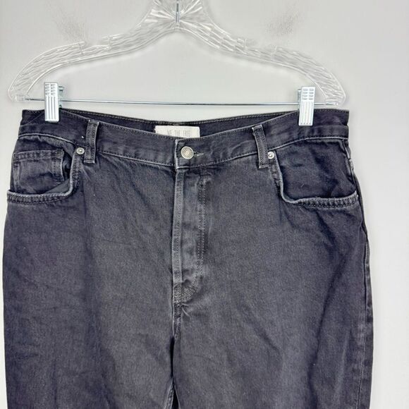 FREE PEOPLE | WE THE FREE Maggie Distressed Straight Black Jeans Women’s Size 31 - Picture 5 of 11